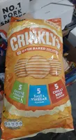 Cheese and Onion Flavour Crinkled Snack Biscuits