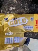 Gold chocolate bar
