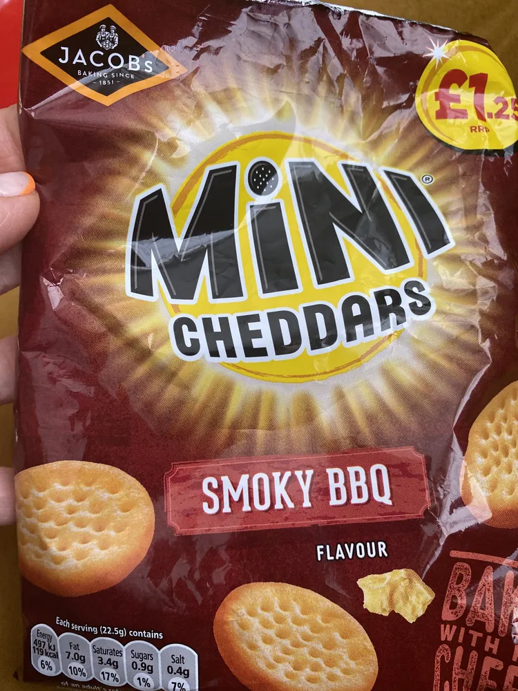 Jacobs Mini cheddar smoky bbq