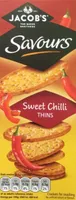 Savours sweet chilli thins