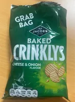 Baked Crinklys Cheese & Onion Flavour