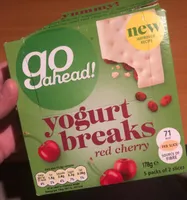 Yogurt breaks red cherry