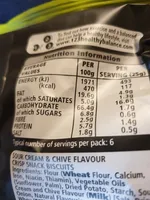 Jacob’s Sour Cream & Chive Cracker Crisps