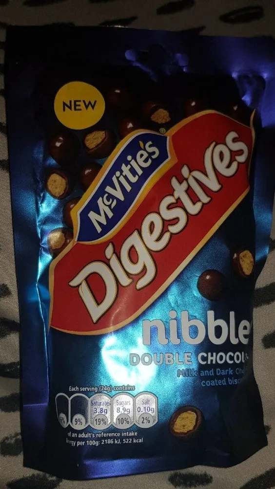 McVities's Digestives nibbles double chocolate