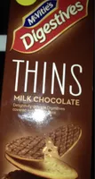 Thins milk chocolate