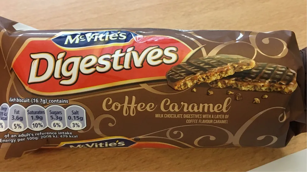 Mcvitie's Digestive Biscuits, Coffee Caramel