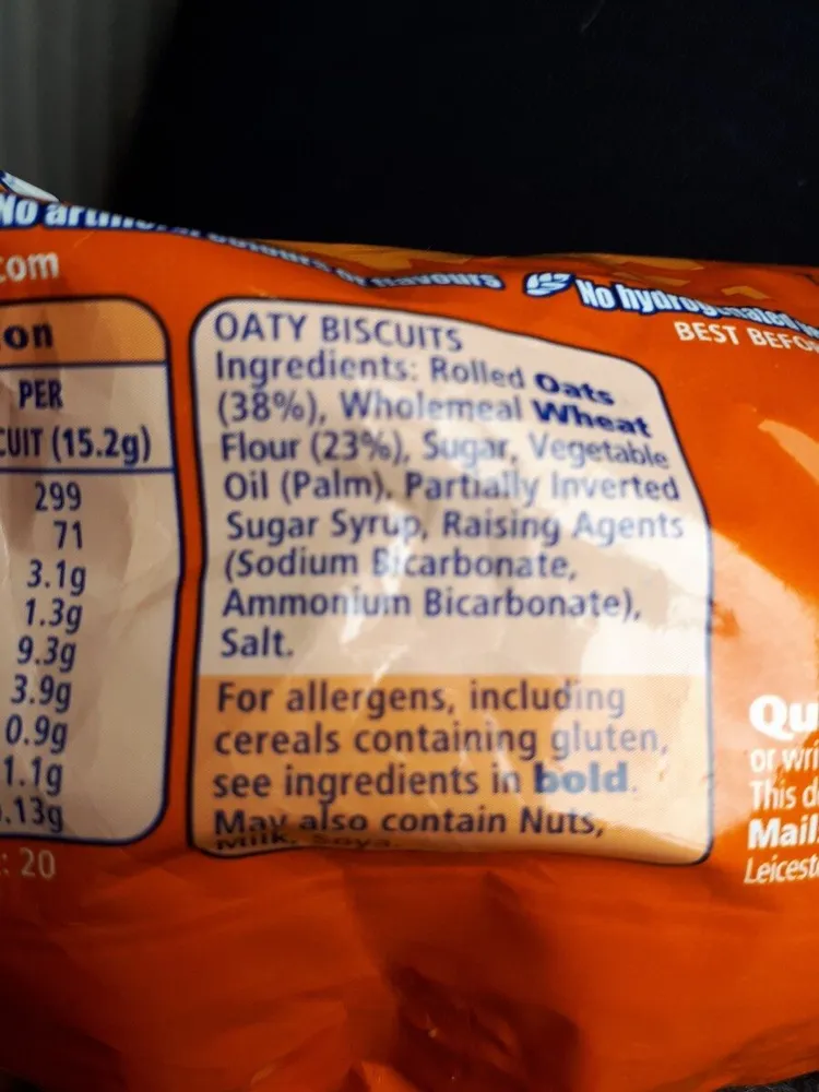 McVitie's Hobnobs