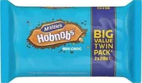 McVitie's Milk Chocolate Hobnobs Twin Pack 2 x