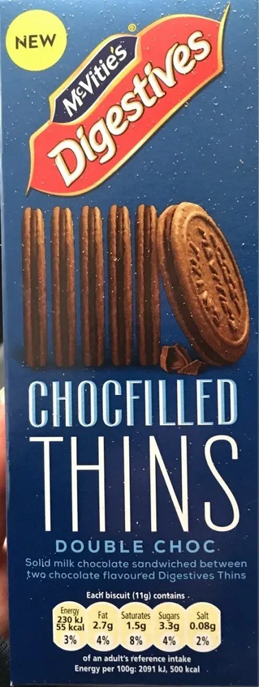 Chocfilled thins double choc