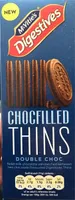 Chocfilled thins double choc