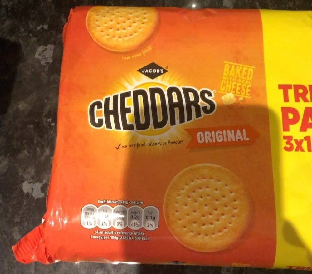 Cheddar crackers