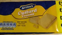 Custards creams biscuits