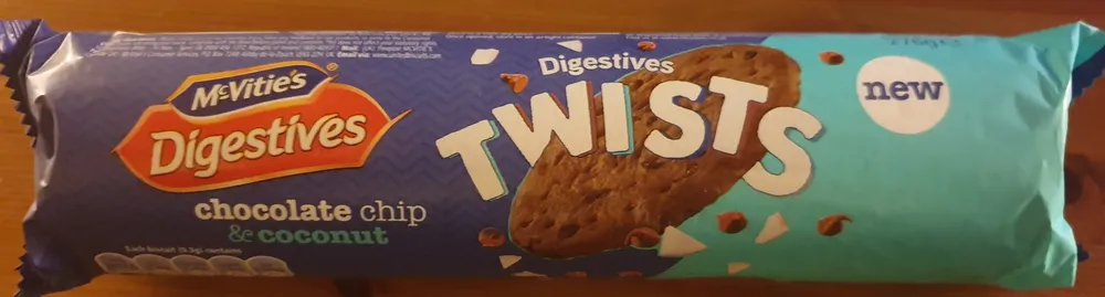 Digestives Twists Chocolate Chip & Coconut