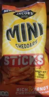 Mini cheddar sticks