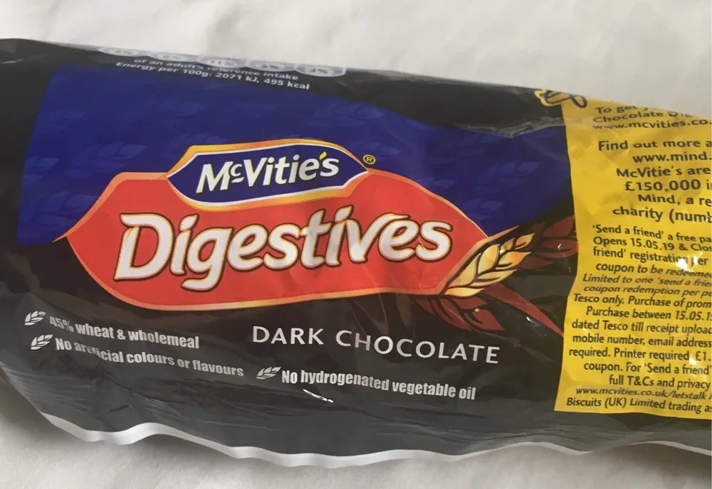 Dark Chocolate Digestives