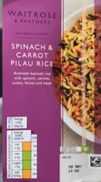 Spinach & Carrot Pilau Rice