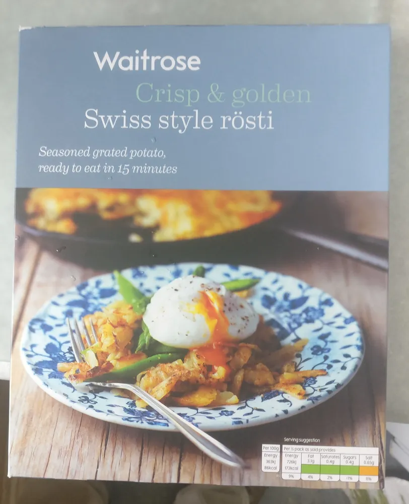 Swiss style rosti