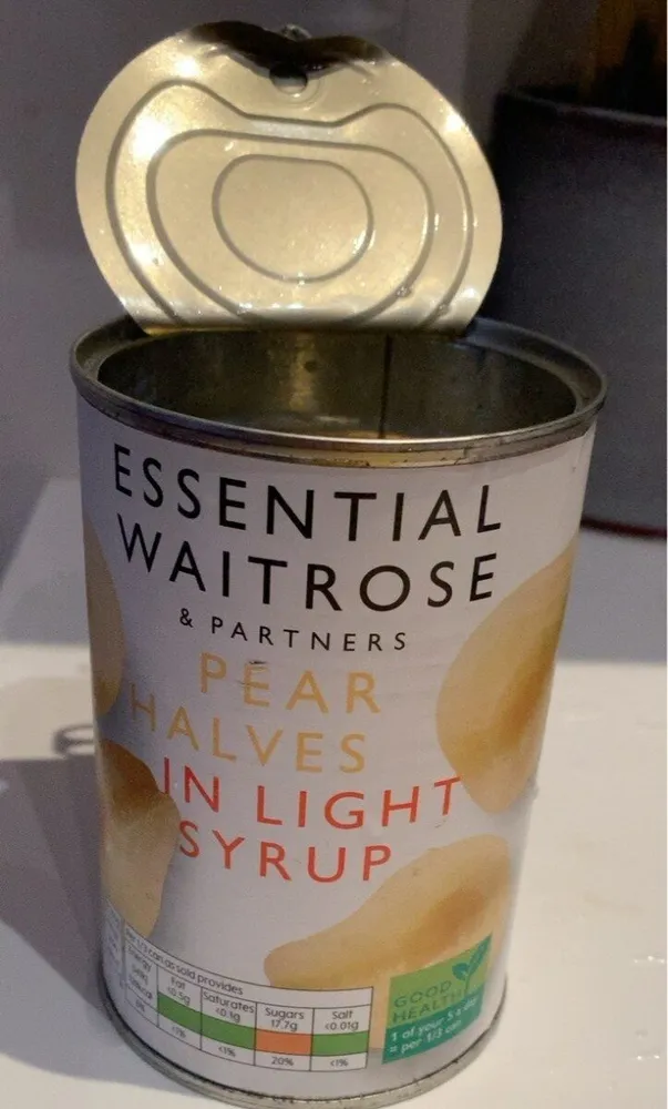 Pear in light sirup