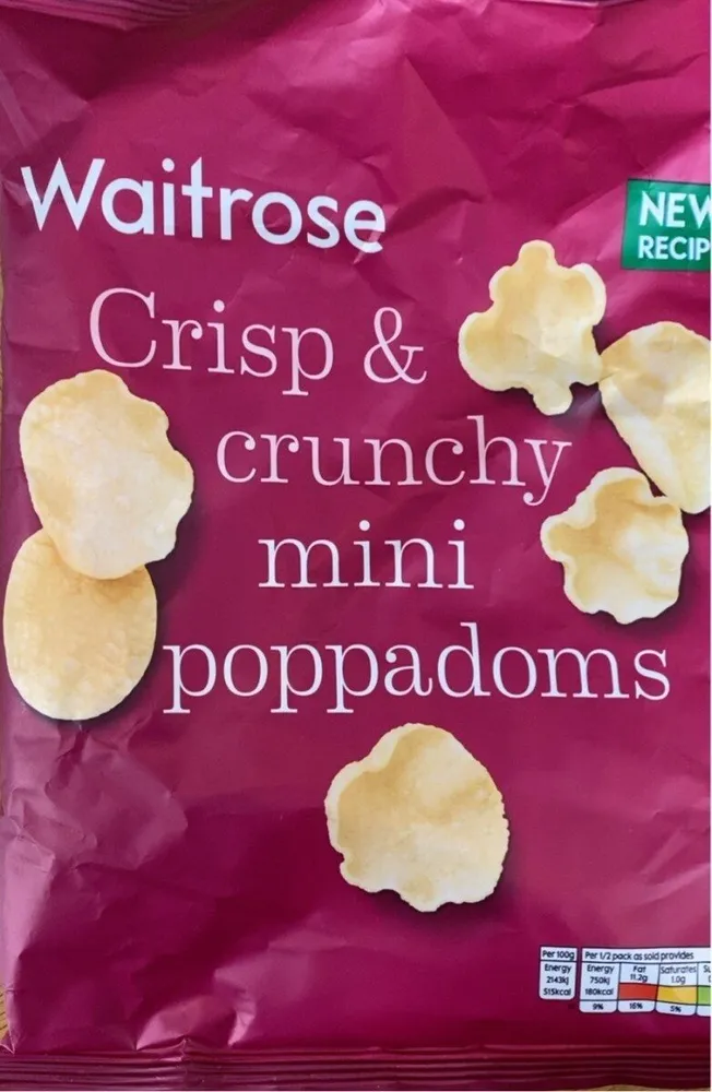Mini poppadoms