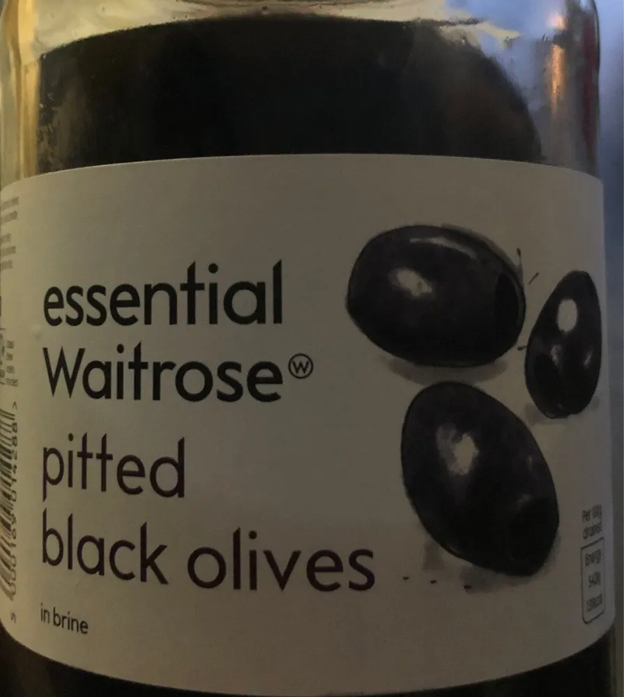 Pitted black olives