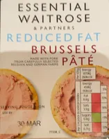 Reduced fat Brussels Pâté