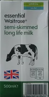essential Waitrose semi-skimmed long life milk