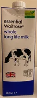 Whole long life milk