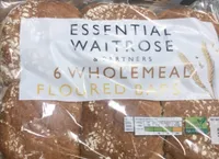 WHOLEMEAL FLOURED BAPS
