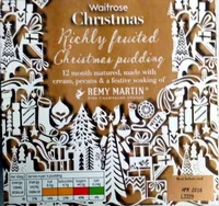 Richly Fruited Christmas Pudding 12 months matured, made with cream, pecans and a festive soaking of Rémy Martin Fine Champagne Cognac