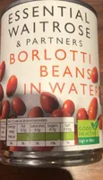 BORLOTTI BEANS IN WATER