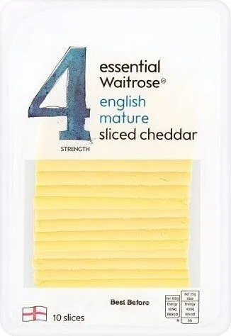 English Mature Sliced Cheddar Slices