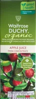 Apple juice from concentrate