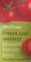 Sweet and savoury pressed tomato juice