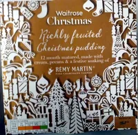 Richly Fruited Christmas Pudding 12 months matured, made with cream, pecans and a festive soaking of Rémy Martin Fine Champagne Cognac