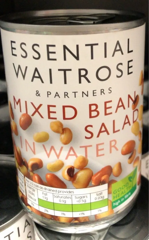 Mixed bean salad in water