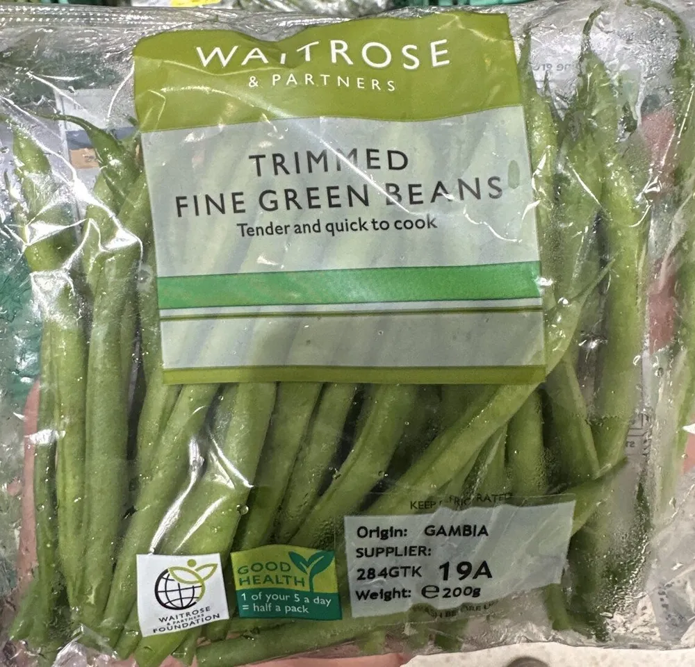 Trimmed Fine Beans