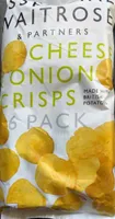 Cheese and onion crisps