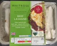 Beef lasagne