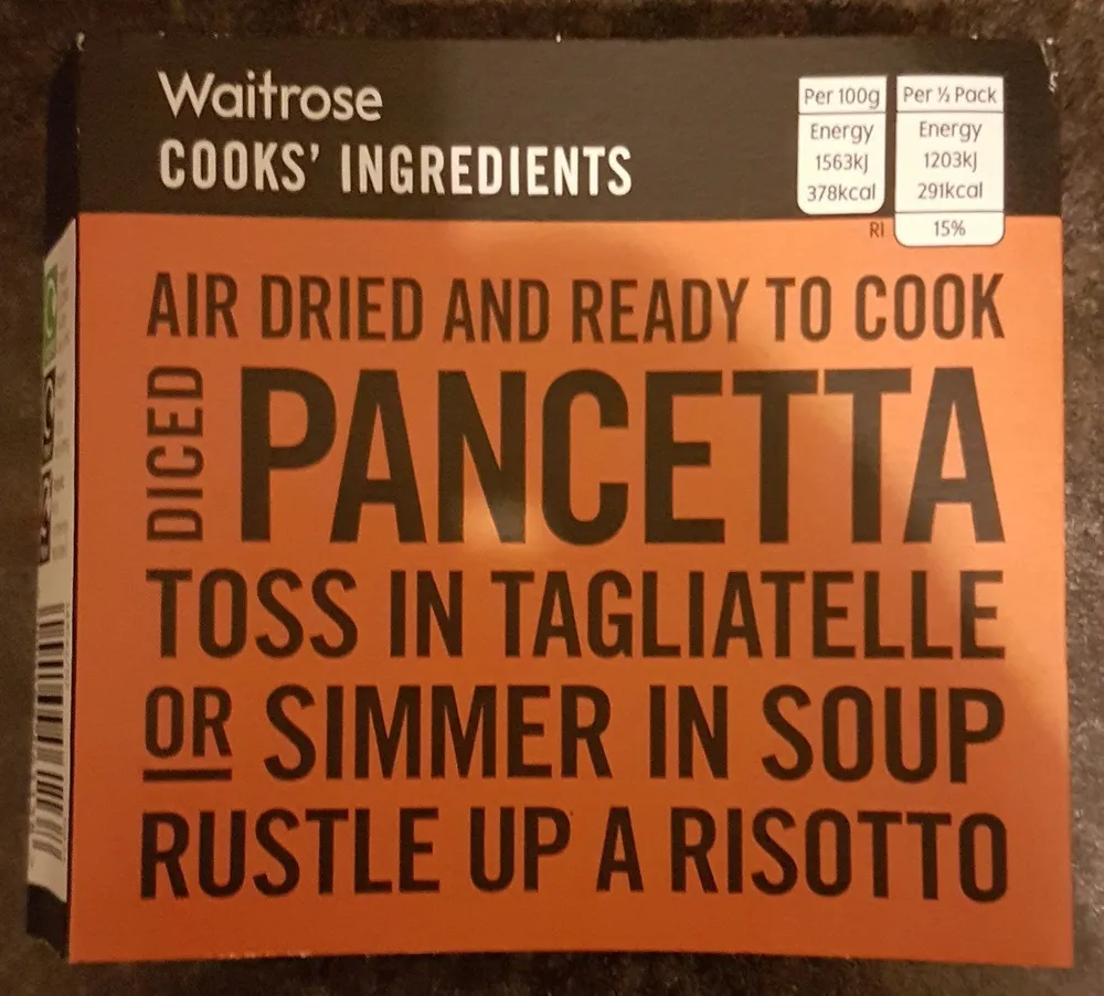 Diced Pancetta