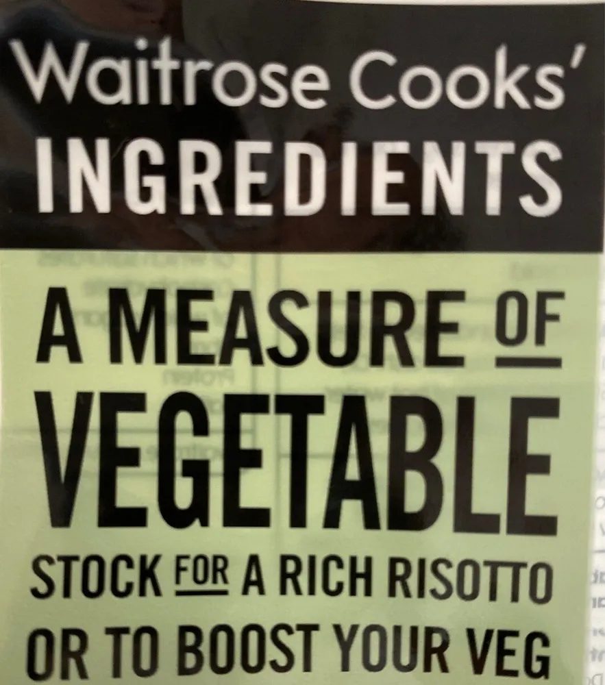 Vegetable stock