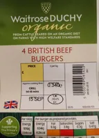 British beef burgers