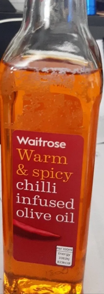 Warm and spicy chilli infused olive oil