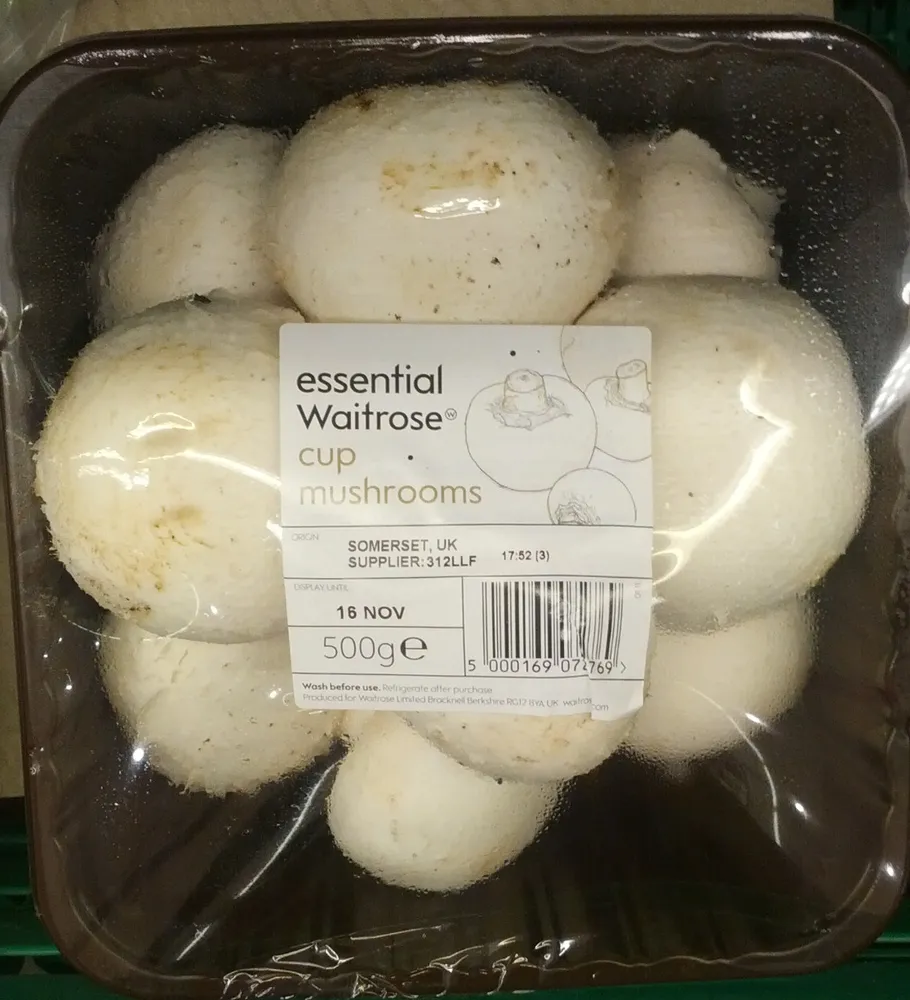 cup mushrooms