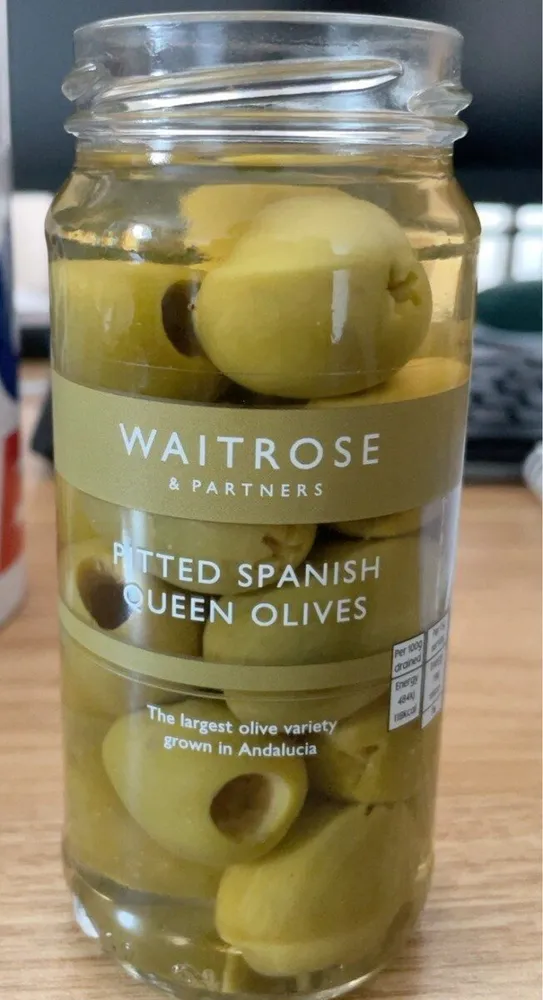 Pitted spanish queen olives