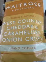 West Country Cheddar & Caramelised Onion Crisps
