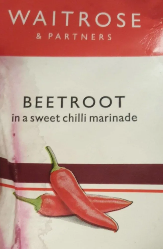BEETROOT in a sweet chilli marinade