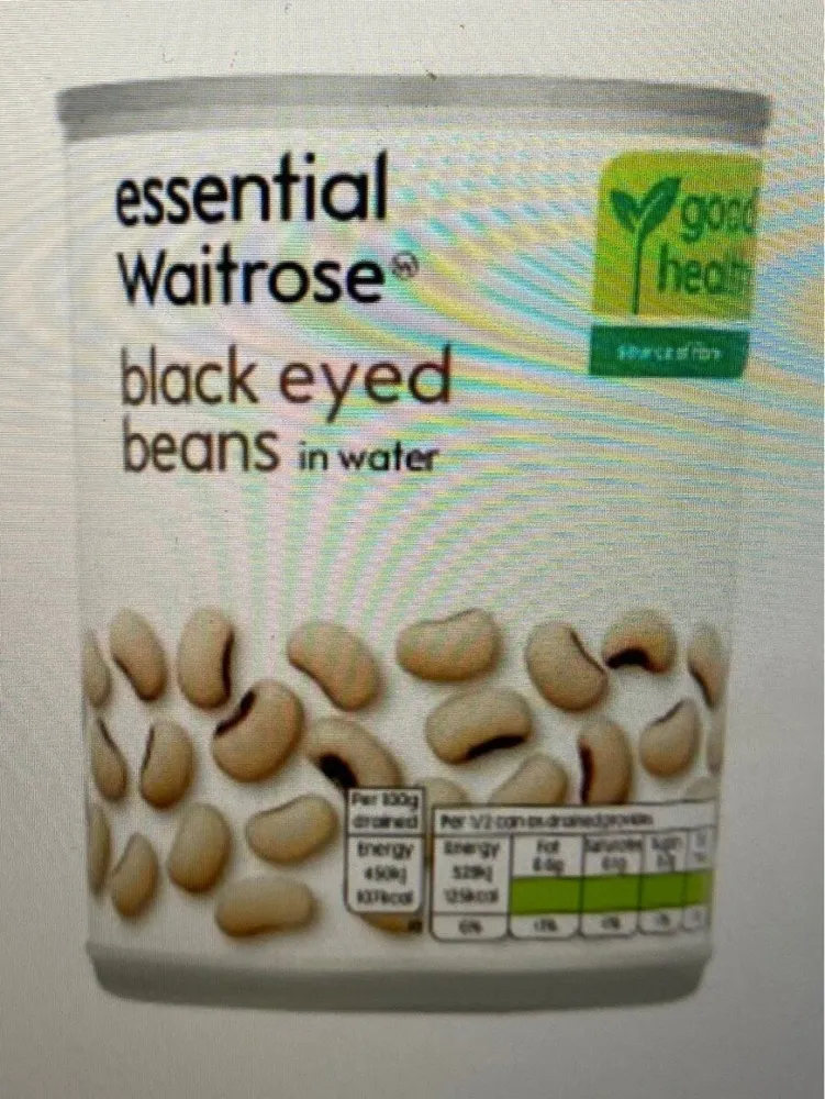 Black eyed beans