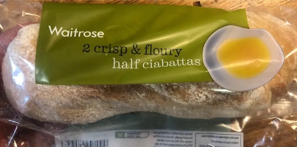 2 Half Ciabattas