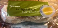 2 Half Ciabattas