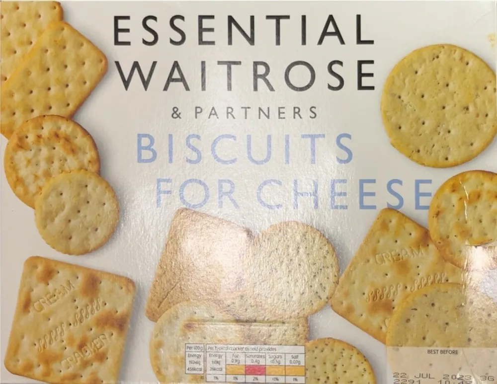 W.R Biscuits For Cheese